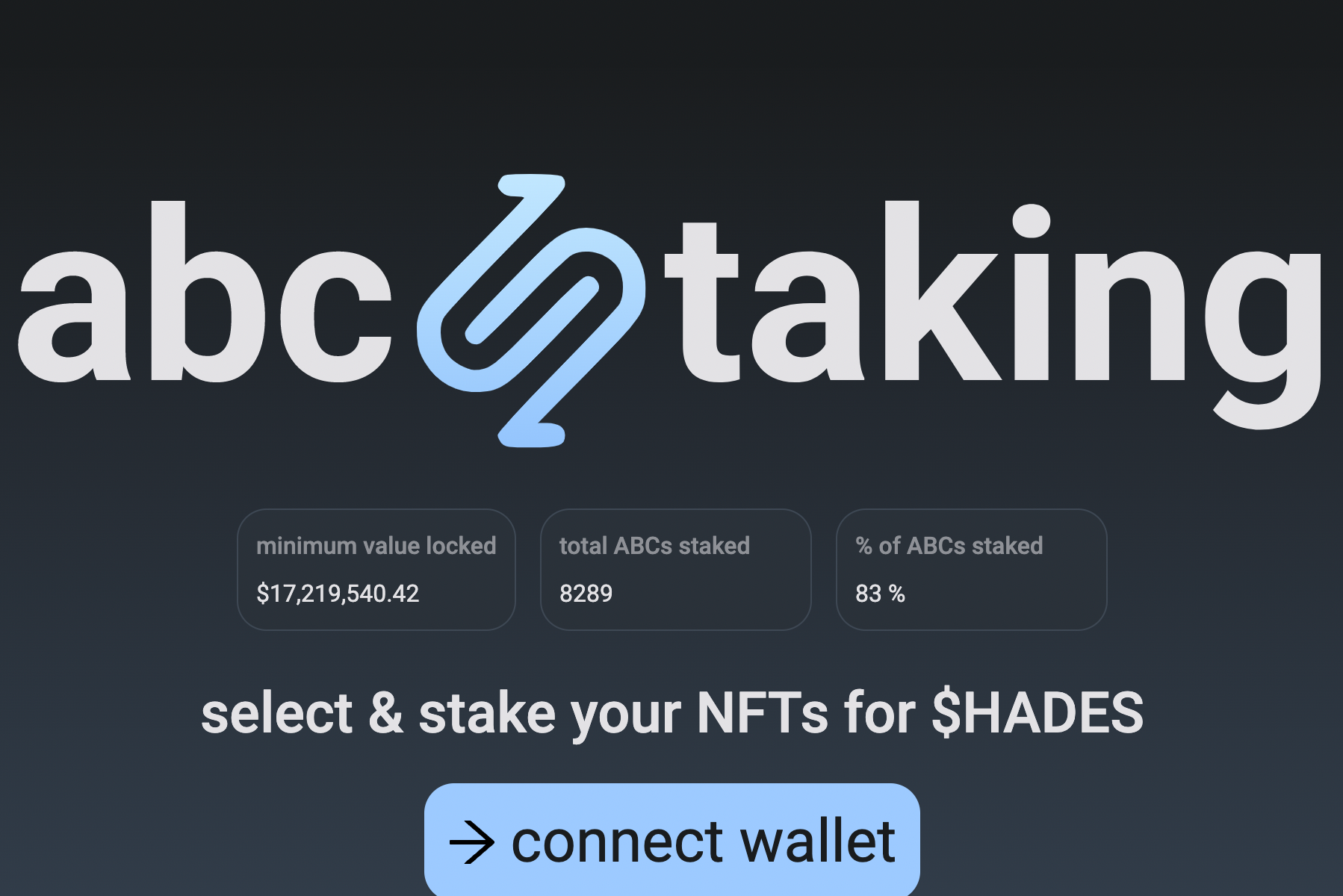 Hadeswap Releases ABC Staking